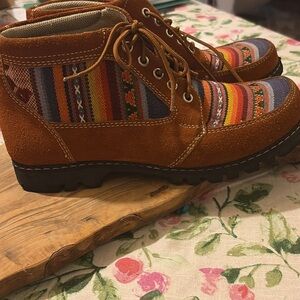 Cats Colorful Suede Ankle Boots